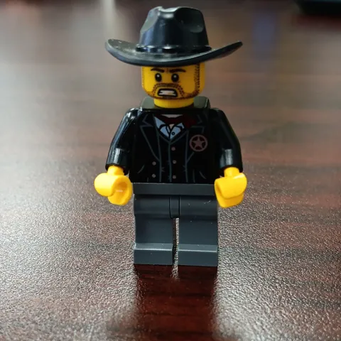 LEGO Minifigures Series 10 Sheriff Minifigure COL10-10 Plastic Age 5+