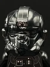 Lego Star Wars Tie Pilot Misprint Minifigure Helmet Rare Prototype Error