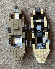 LEGO Indiana Jones: Venice Canal Chase 7197 boats only builds As Is