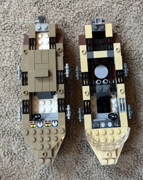 LEGO Indiana Jones: Venice Canal Chase 7197 boats only builds As Is
