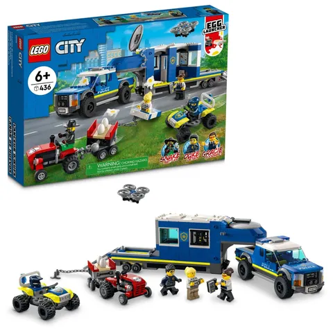LEGO City Mobile Command Truck 60315 100% Complete Bags 3 & 4 Sealed police egg 