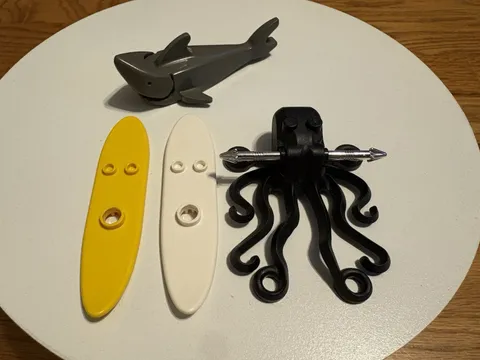 LEGO Sea Creatures Minifigures Lot Shark, Octopus, Surfboards