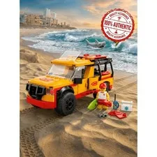 LEGO 60453: City Beach Rescue Truck, Lifeguard Minifig, Building Set 6+