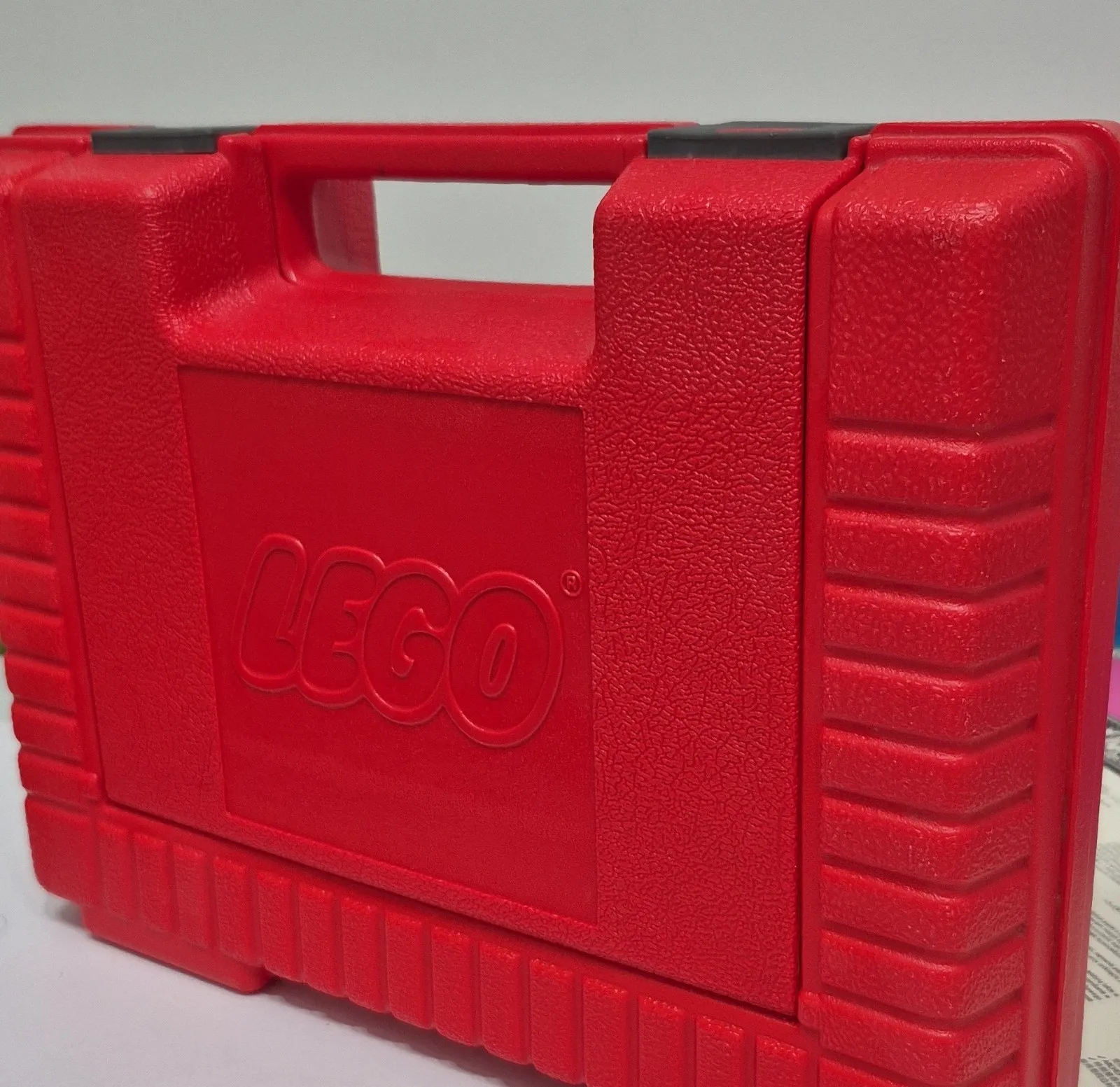 LEGO Red Portable Plastic Carrying Case Storage Box with 1 Compartment