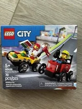 LEGO City: Pizza vs. Fire Truck (60458) Building Toy, 70 Pieces NEW sealed box