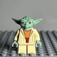 Lego Yoda Minifigure Star Wars The Clone Wars 8018 7964 sw0219 Grey Hair 3C