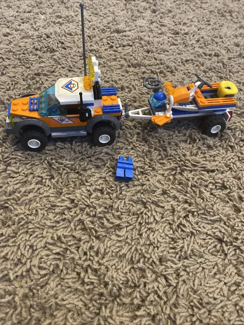 Lego City 7737 Rescue Coast Guard 4wd & Jet Scooter  Missing 1 Piece