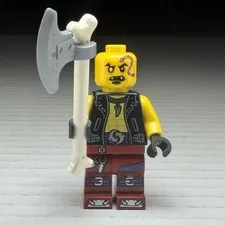 LEGO NINJAGO Eyezor w/Mohawk & Bone Axe (njo0639) Legacy 71735 Carefully Shipped