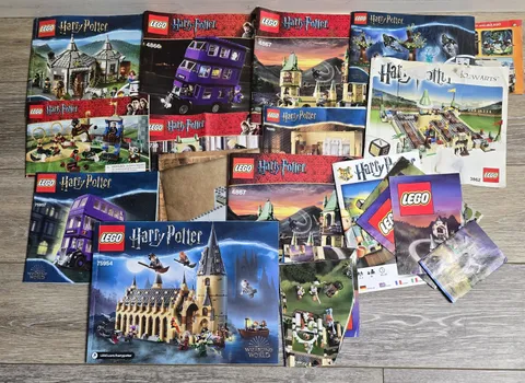 Lego Harry Potter Manuals Bundle 10+ Manuals