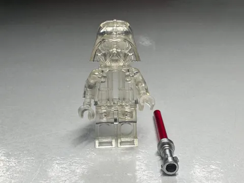 LEGO STAR WARS DARTH VADER MINIFIGURE PROTOTYPE TRANS CLEAR