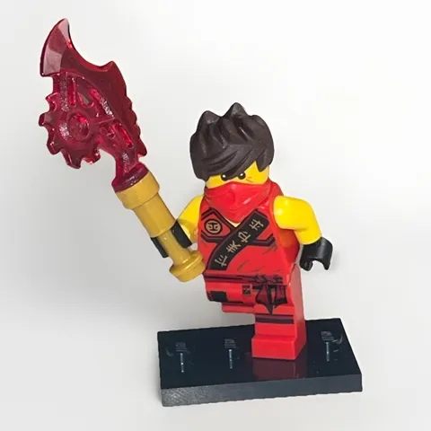 ✅ LEGO Ninjago Minifig njo0091 Kai (Techno Robe) - Rebooted Minifigure & Blade