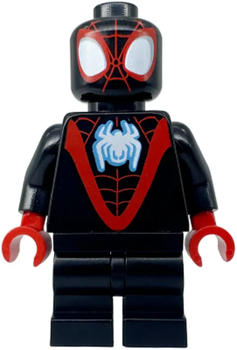 LEGO [No Color/Any Color] Spider-Man (Miles 'Spin' Morales) - Black Medium Legs,