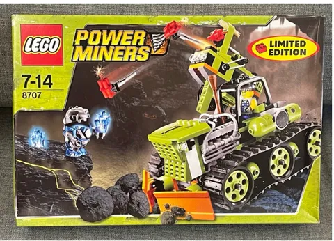 LEGO 8707 Power Miners Boulder Blaster Sealed Free shipping