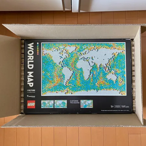 LEGO 31203 Art World Map 11695 Pieces Largest Set Factory