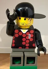 Lego Jumbo Fig Soccer Goalkeeper Japanese Store Display Figure [Not Sold]