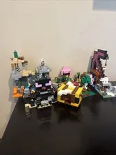 Huge Lego Minecraft Lot- Over 1600 Total Pieces -Used And New
