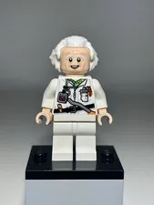 LEGO Doc Brown Minifigure 77256 Back To The Future Speed Champions NEW