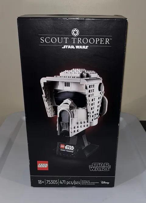 LEGO 75305 Star Wars: Scout Trooper Helmet -RETIRED SET Sealed Damaged Box