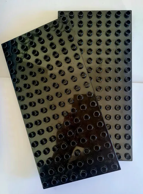 DUPLO LEGO CODE 6490 Base Plates Black