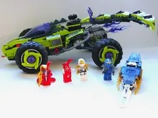 LEGO NINJAGO Fangpyre Truck Ambush 9445, 100% Complete, No Manuals or Box