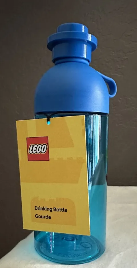 LEGO 17oz DRINKING BOTTLE BRIGHT BLUE - BRAND NEW FOR SCHOOL GYM WORK