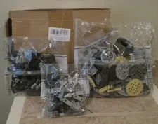 Bulk Kit of Technic Building Parts - Gears, Axles, Tires, Etc - NIP