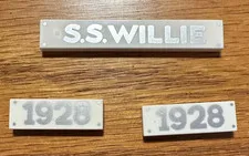 LEGO 21317 Steamboat Willie printed pieces