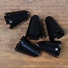 LEGO Black Cone 2 x 2 x 2 - Open Stud 3942c Qty 5
