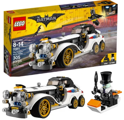 LEGO Batman Movie: Penguin Arctic Roller  Retro Car 70911 Minifigures DC Comics