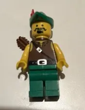 Lego 1990s Minifigure Castle Dark Fortress Forestman cas004 cas285 6079 Kingdom