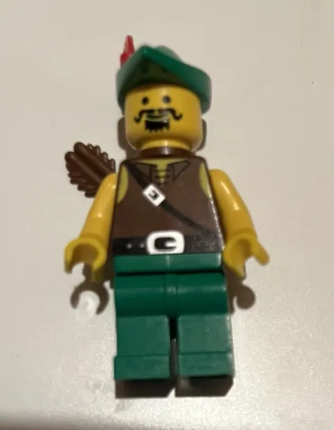 Lego 1990s Minifigure Castle Dark Fortress Forestman cas004 cas285 6079 Kingdom