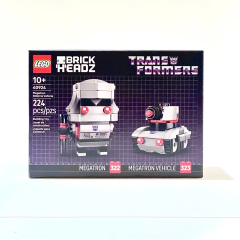 LEGO 40924 Brickheadz TRANSFORMERS Megatron Robot & Vehicle NIB In Hand