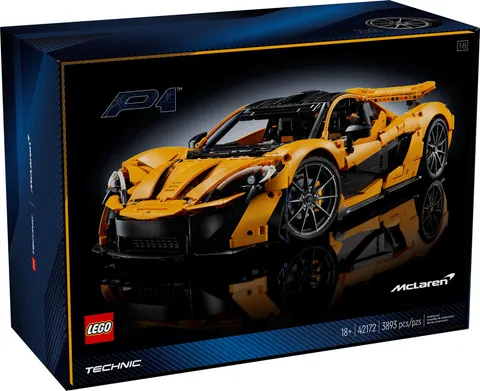 LEGO Technic McLaren P1 with V8 Piston Engine Building Set, 3893 Pieces 🚀