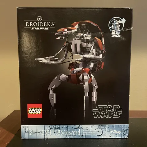 Sealed Lego Star Wars  Buildable Droideka - Set 75381 - CREASED BOX