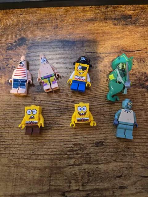 LEGO SpongeBob SquarePants Minifigures Lot 