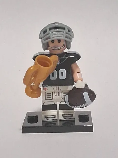 Las Vegas Raiders Football Player  Minifigure Custom Lego Pad Printed 