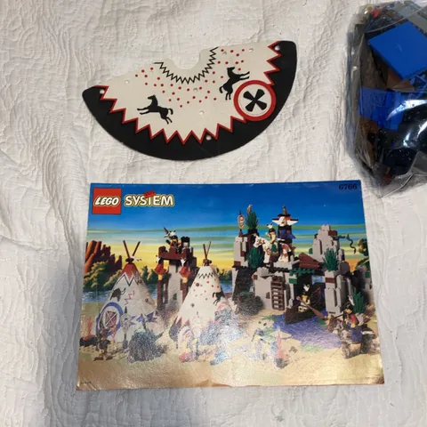 LEGO Western: Rapid River Village (6766) Almost Complete W Manual