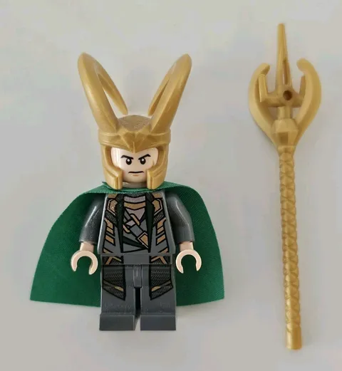 Lego Marvel Avengers Loki Minifig Minifigure
