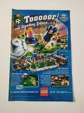 Rare Advertising Flyer Advertising Sheet Lego Football 3401 3409 3403 3402 3408 2000