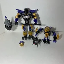 LEGO Bionicle Onua Uniter of Earth 71309 with Terak Creature of Earth 71304