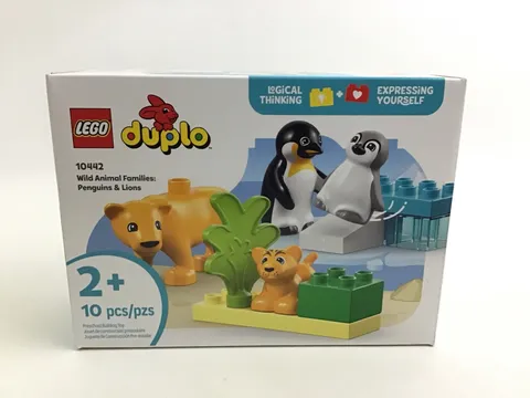 Lego Duplo Town Wild Animal Families Penguins & Lions 10442 New Sealed 10pc