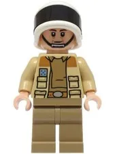 LEGO® Minifig sw1328 - Captain Antilles - Dark Tan Shirt