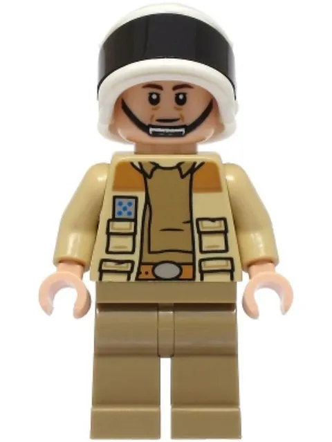 LEGO® Minifig sw1328 - Captain Antilles - Dark Tan Shirt