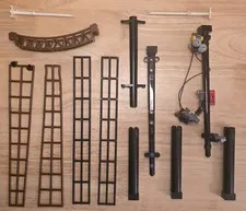 Vintage LEGO pirate boat SHIP MAST RIGGING parts