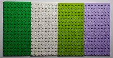 Lot Of 4 Lego 8X16 Mixed Colors Plates Baseplate 92438