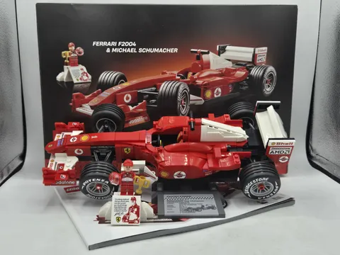 LEGO Icons 11375 Ferrari F2004 & Michael Schumacher 100% Complete w/Manual & Box