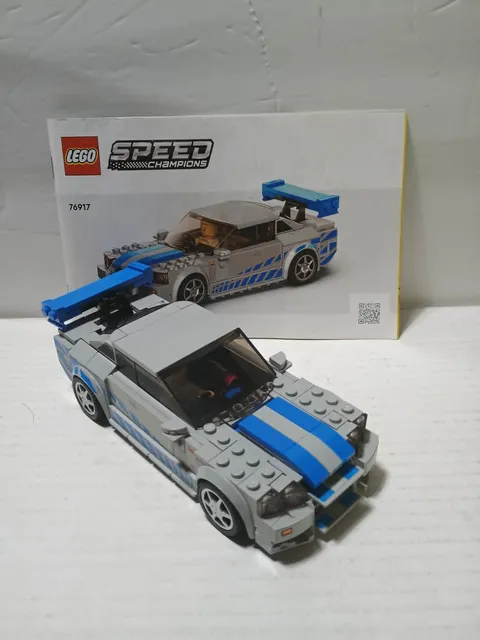 LEGO 76917 Speed Champions Nissan Skyline GT-R R34 Fast & Furious Used Complete