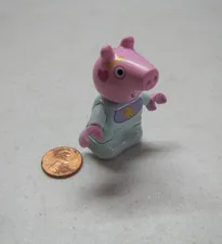 New Lego Duplo Peppa Pig Baby Sister Evie Green Outfit Pink Pig Figure Ducky