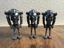 LEGO Star Wars Super Battle Droid Pearl Dark Gray lot of 3 minifigures sw0092