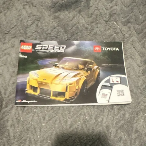 LEGO Speed Champions Toyota GR Supra 76901 Instruction Manual Booklet